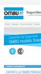 Mobile Screenshot of calzadosombu.com
