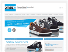 Tablet Screenshot of calzadosombu.com